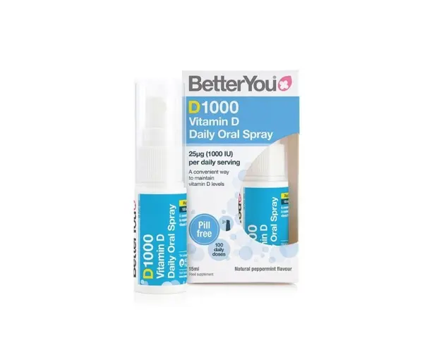 Spray oral cu vitamina D, 1000UI, 15ml, BetterYou