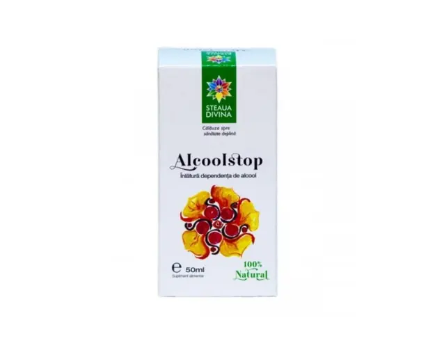 Tinctura Alcoolstop, 50 ml, Steaua Divina