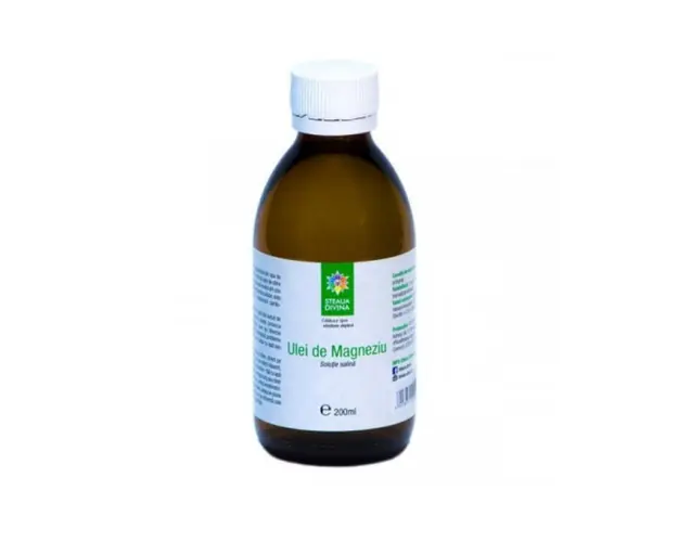Ulei de magneziu solutie, 200 ml, Steaua Divina