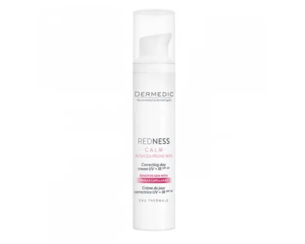 Crema corectoare zi UV+IR, piele cuperozica REDNESS CALM, 40 ml, Dermedic