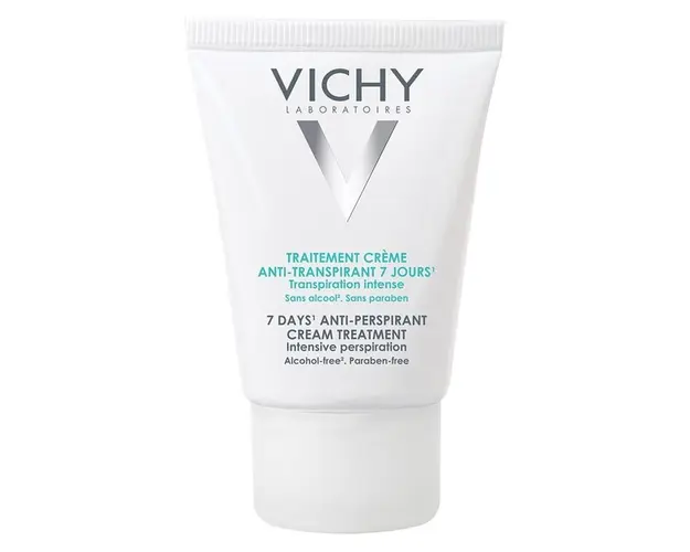 Deodorant crema tratament impotriva transpiratiei abundente, eficacitate 7 zile, 30ml, Vichy