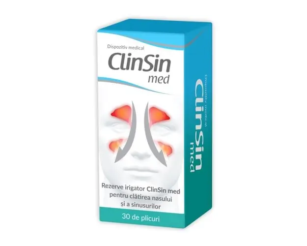 ClinSin med rezerve irigator, 30 plicuri