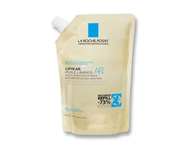 Rezerva eco Ulei de spalare relipidant pentru pielea uscata cu tendinta atopica Lipikar AP+, 400 ml, La Roche-Posay