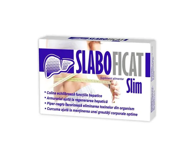 Slaboficat Slim, 30 capsule, ajutor pentru silueta