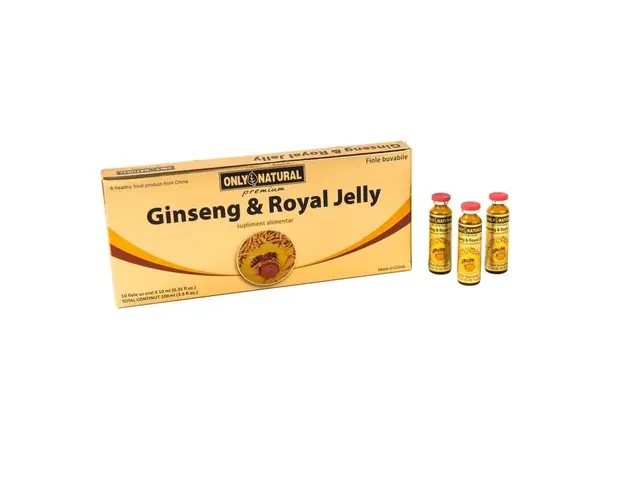 ON Ginseng + Royal Jelly 200+300mg, 10 fiole 