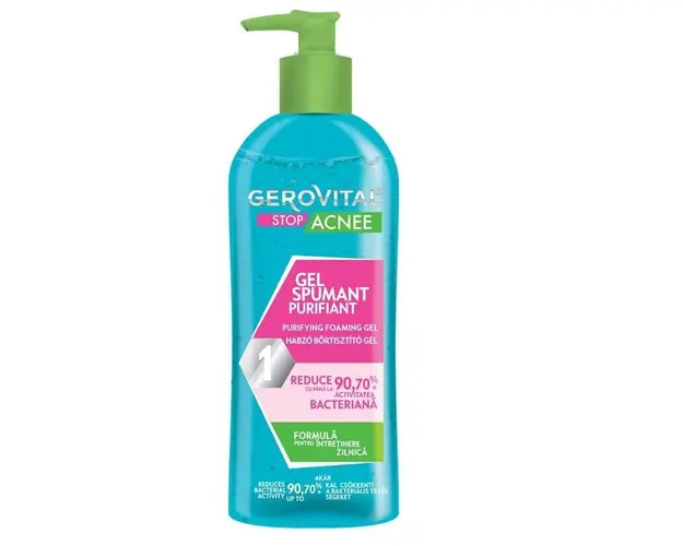 GEROVITAL Stop Acnee, Gel spumant purifiant,150 ml