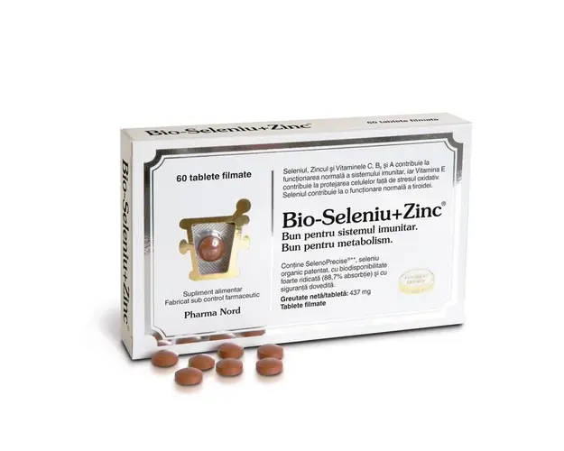 Bio Selenium Zinc, Pharma Nord, 60 tablete filmate