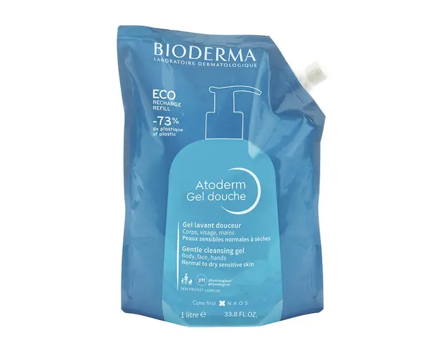 Rezerva Eco Gel de dus Atoderm, 1L, Bioderma