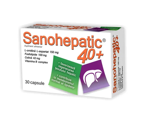 Sanohepatic 40+, 30 capsule