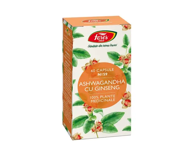 Ashwagandha cu Ginseng x 60 caps. FAR