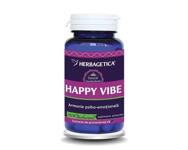 Happy vibe, 60 capsule, Herbagetica