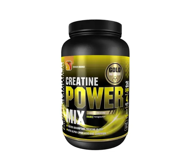 Gold Nutrition Creatine Power Mix Portocale si Mango, 1 kg