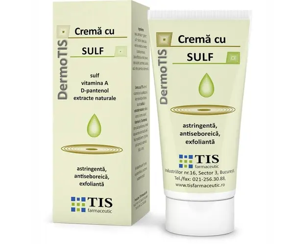DermoTIS Crema cu sulf x 50 ml TIS