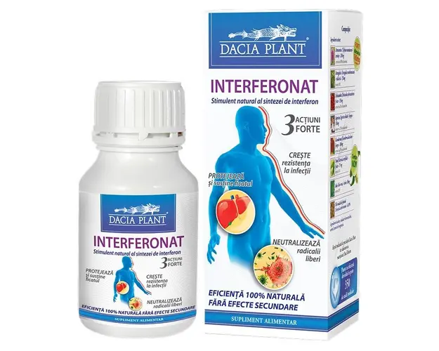 Interferonat, 120 comprimate, Dacia Plant