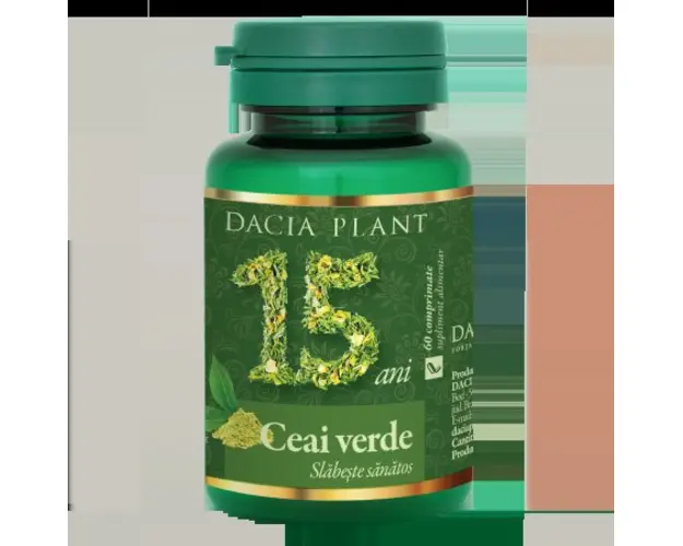 Dacia Plant Ceai verde, 60 cpr.