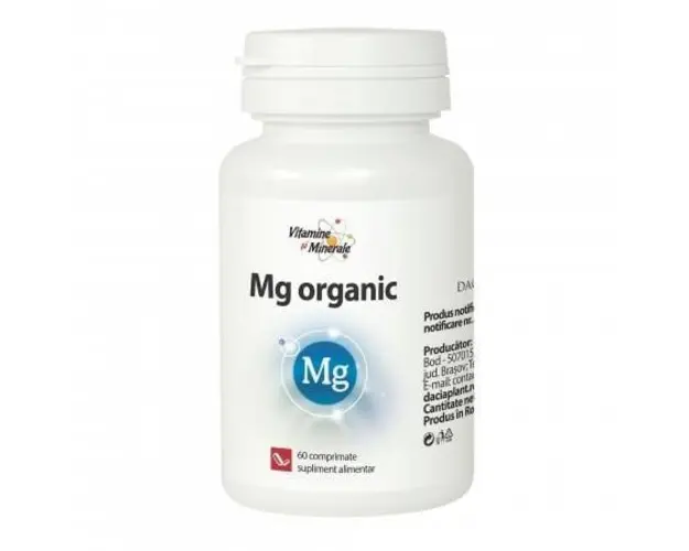 Dacia Plant Magneziu organic, 60 cpr.