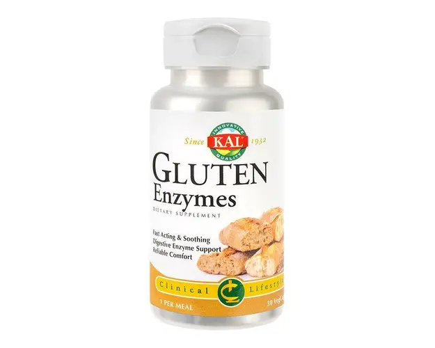 Secom Gluten Enzymes, 30 capsule vegetale, digestie usoara