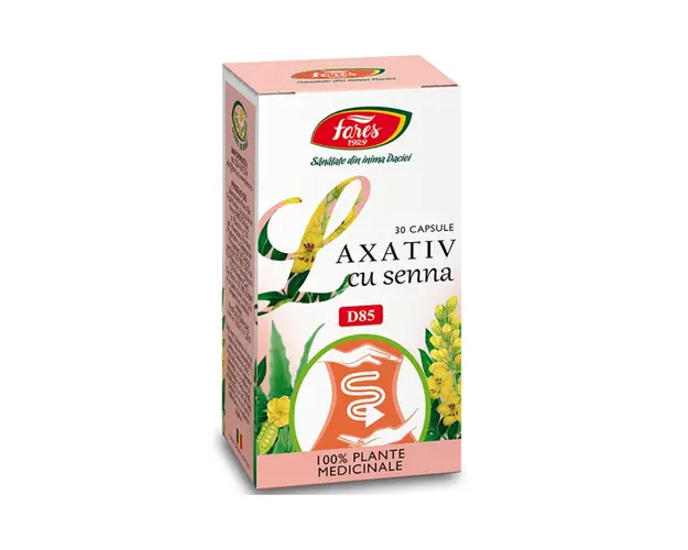 Laxativ cu Senna, 30 caps, FARES