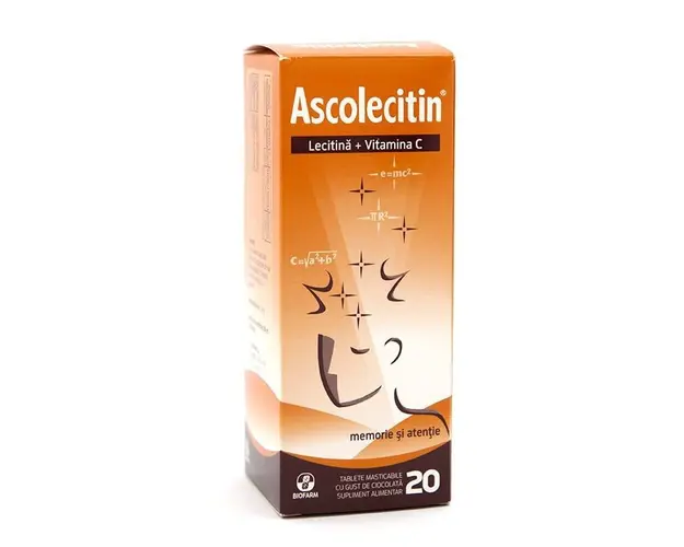 Biofarm Ascolecitin, 20 comprimate