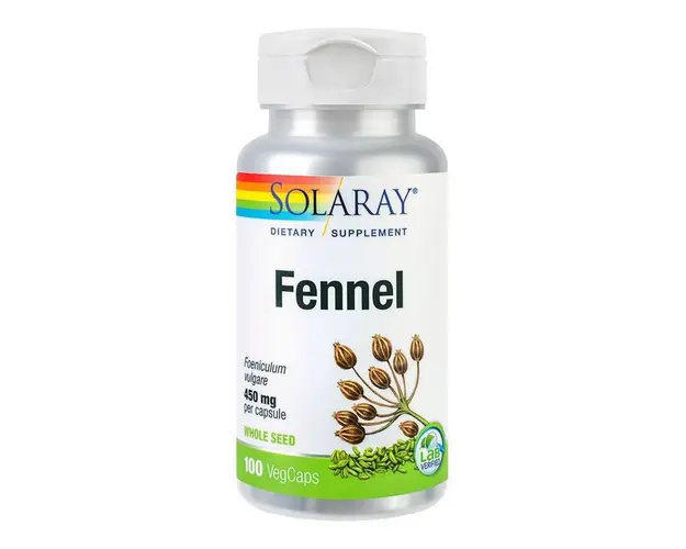 Secom Fennel (Fenicul) 450mg, 100 capsule vegetale
