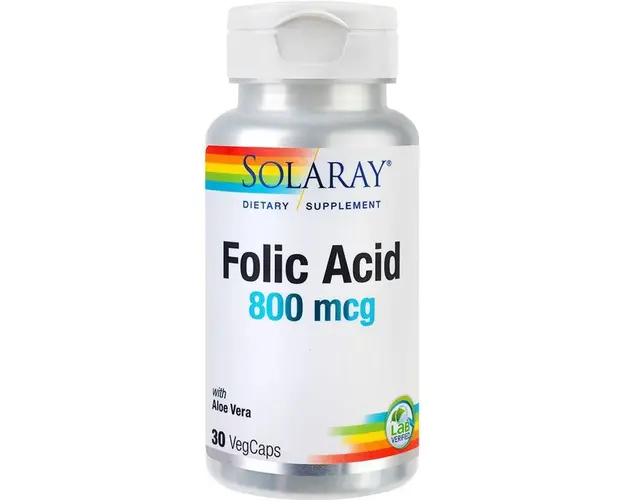 Secom Folic Acid 800mcg, 30 capsule vegetale