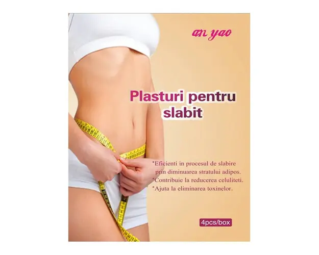 Plasturi pentru slabit 7.5 cm*7.5 cm, 4 bucati, Naturalia Diet