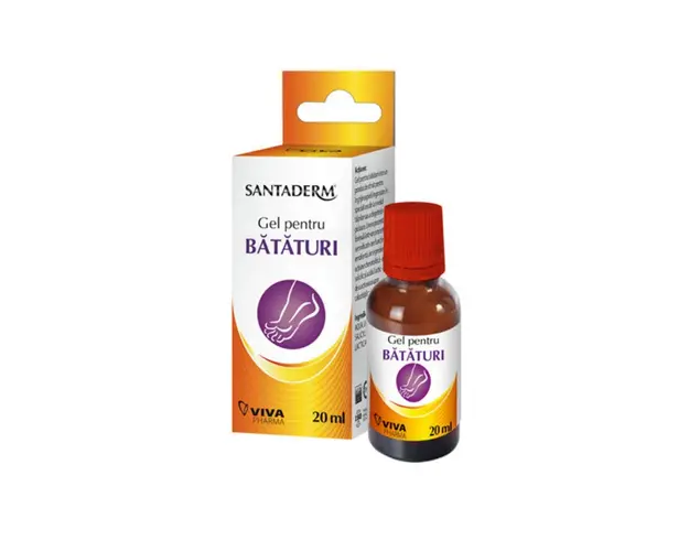 Santaderm gel pentru bataturi x 20 ml
