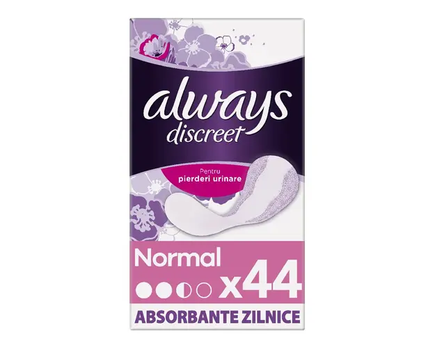 Always Discreet Liners Normal, 44 bucati