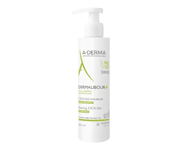 Gel spumant purificator piele iritata Dermalibour+ Cica , 200 ml, A-Derma
