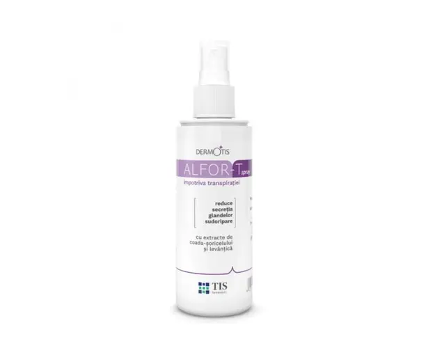 Alfor-T spray impotriva transpiratiei, 110 ml, Tis Farmaceutic
