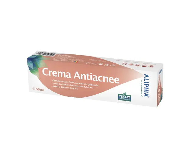 Crema anti acnee, 50 ml, Aliphia 