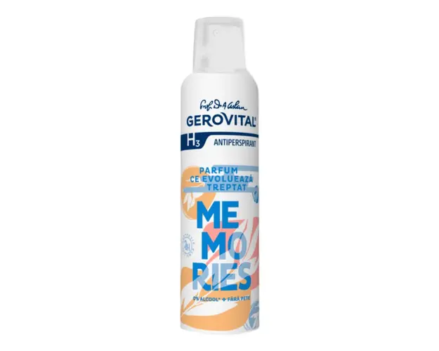 Antiperspirant H3 Memories, 150 ml, Gerovital