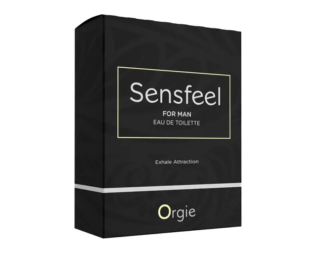 Apa de toaleta cu feromoni Sensfeel for Man, 50 ml, Orgie