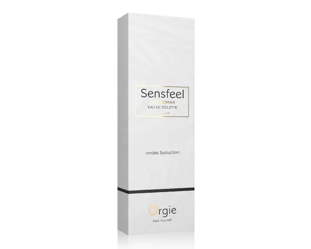 Apa de toaleta cu feromoni Sensfeel for Woman, 10 ml, Orgie
