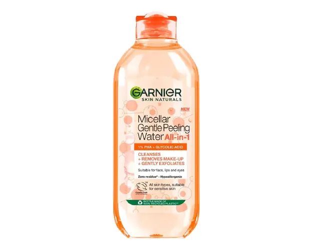 Apa micelara cu efect exfoliant delicat Skin Naturals, 400 ml, Garnier