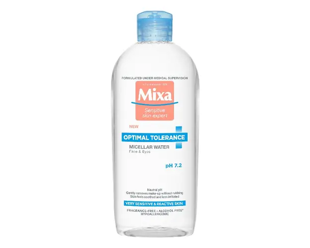 Apa micelara pentru ten sensibil si reactiv Optimal Tolerance, 400 ml, Mixa