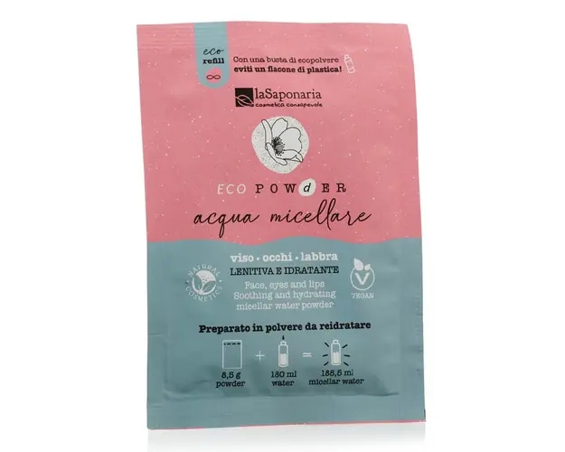Apa micelara pudra, 8.5g, La Saponaria