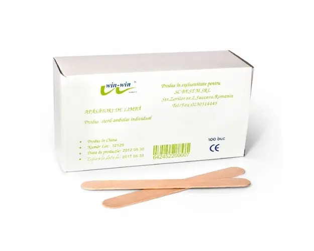 Apasatoare de limba sterile x 100 buc.