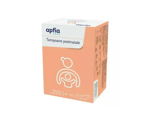 Tampoane pentru maternitate, M, 10 bucati, Apfia Care