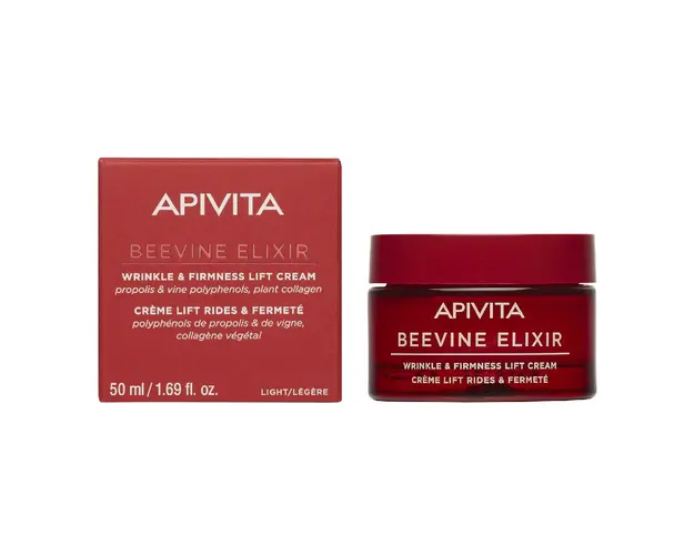 Crema lejera Beevine Elixir, 50 ml, Apivita 