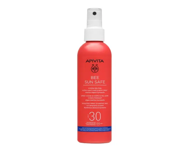 Spray protectie solara corp si ten SPF30 Bee Sun Safe, 200 ml, Apivita