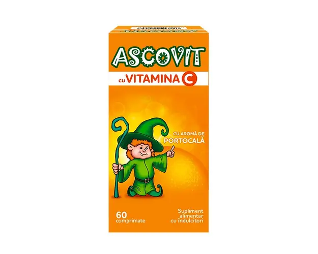 Ascovit 100 mg orange, 60 comprimate