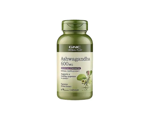 Ashwagandha Herbal Plus 600mg, 60 capsule, GNC