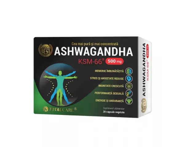 Ashwagandha KSM-66, 30 capsule, Cosmo Pharm