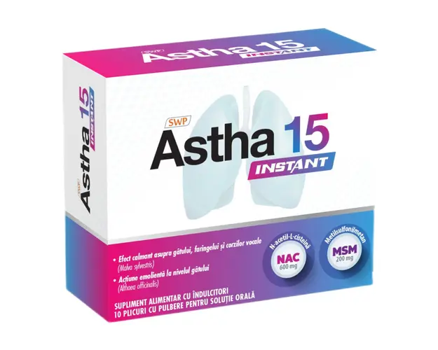 Astha 15 Instant, 10 plicuri, Sun Wave Pharma