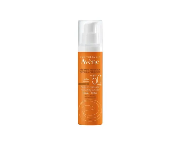 Crema pentru protectie solara cu SPF 50+ Anti-Age Nuantatoare, 50ml, Avene