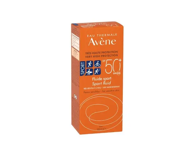 Fluid pentru protectie solara cu SPF 50+ SPORT, 100 ml, Avene