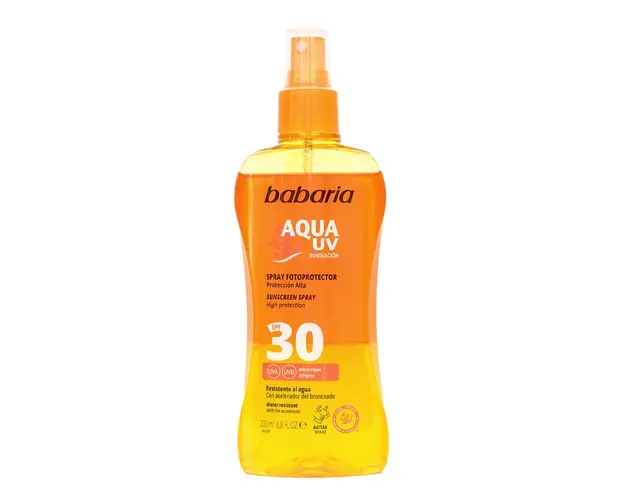 Spray bifazic pentru corp cu protectie solara SPF30, 200 ml, Babaria