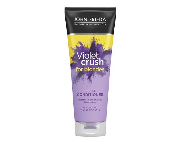 Balsam cu pigmenti violet pentru par blond Violet Crush, 250 ml, John Frieda