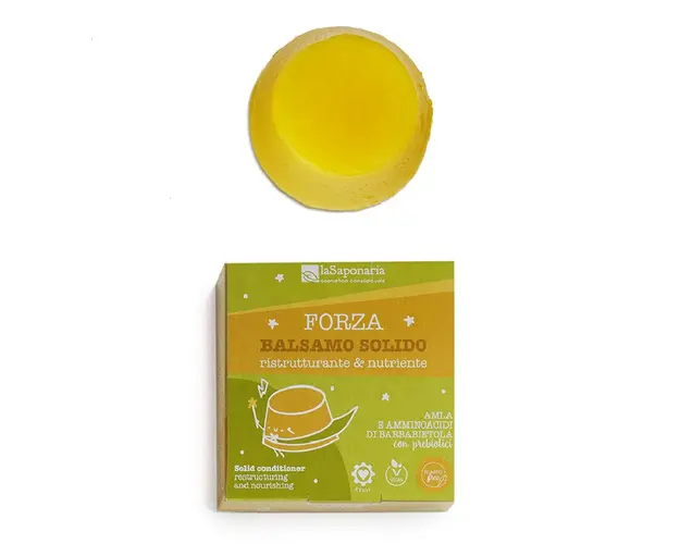 Balsam de par solid restructurant si hranitor, 40g, La Saponaria